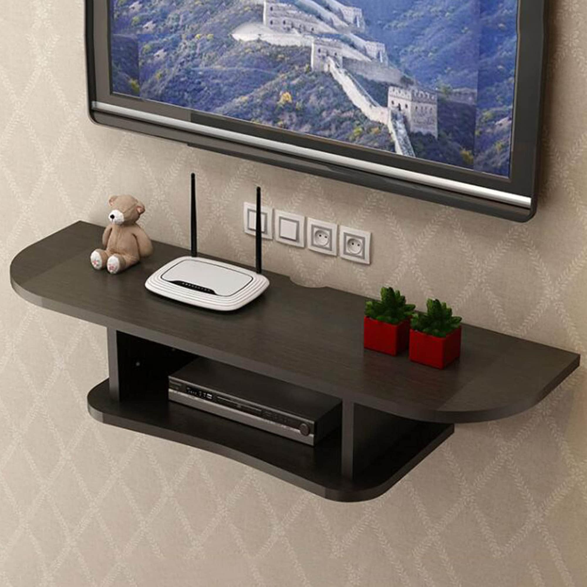 Buy Floating Tv Stand Unit Floating Shelf Walled TV