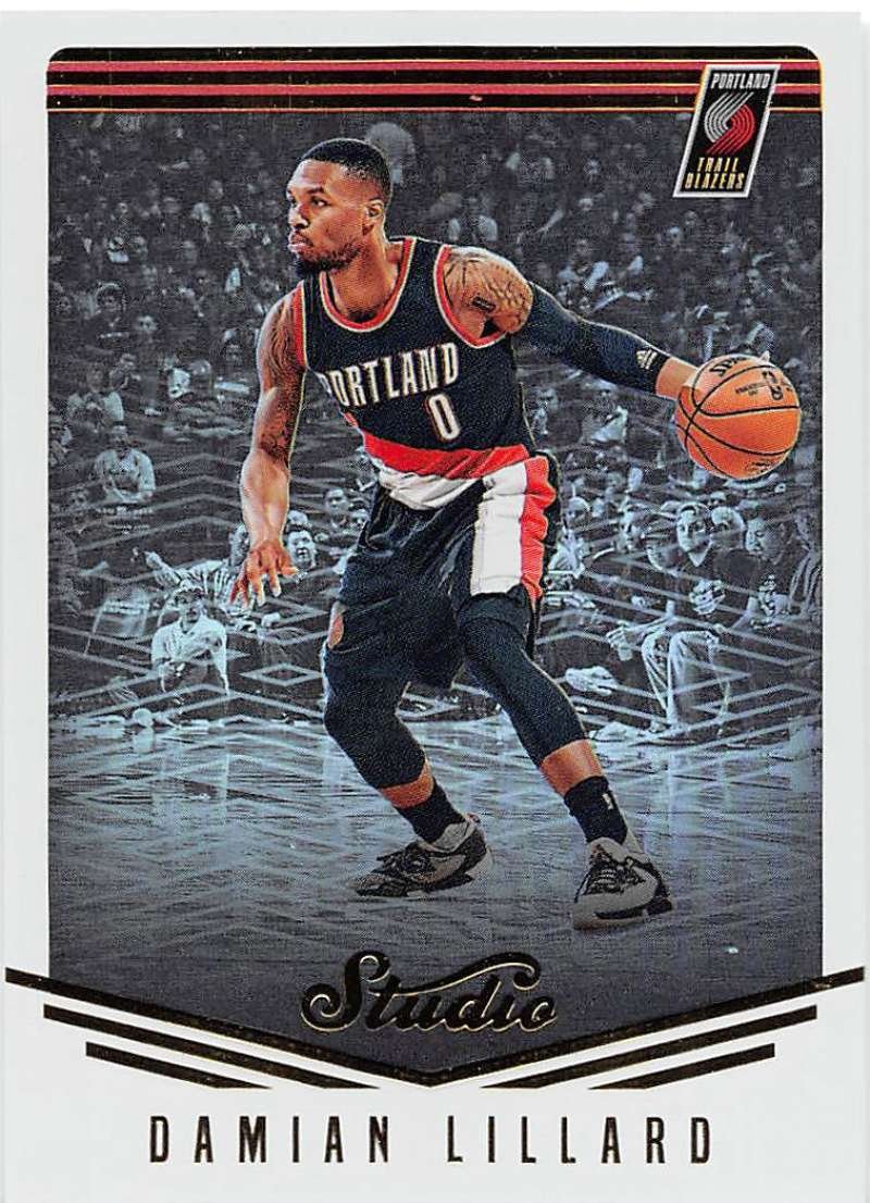 Amazon.com: 2016-17 Panini Studio Basketball #36 Damian Lillard