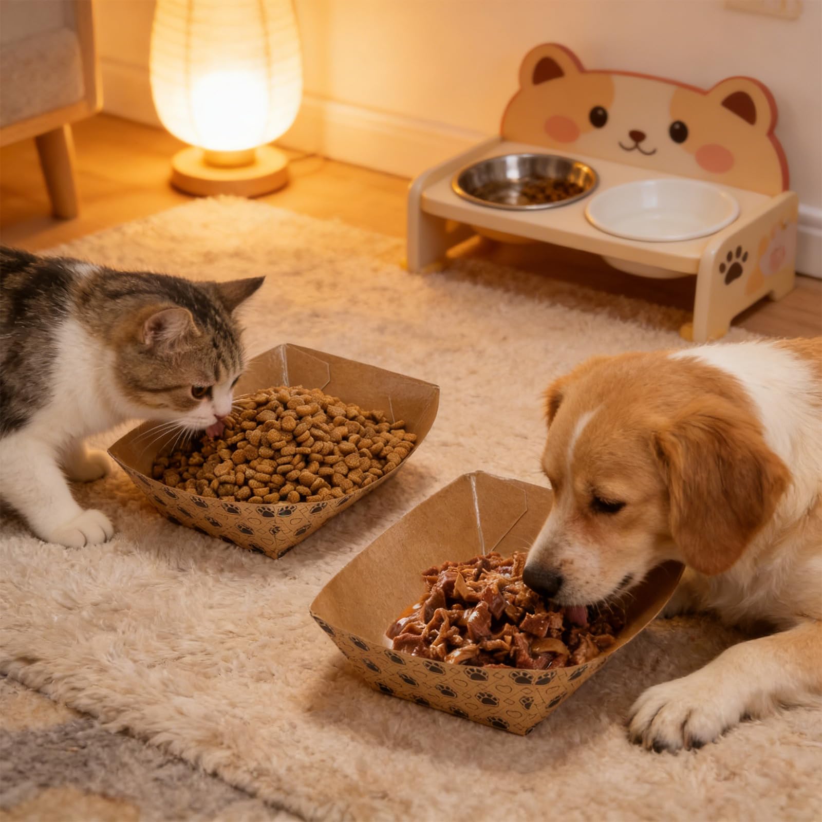 100 ciotole da viaggio per cibo, acqua, animali domestici, escursioni, visite al veterinario, ciotole per animali domestici
