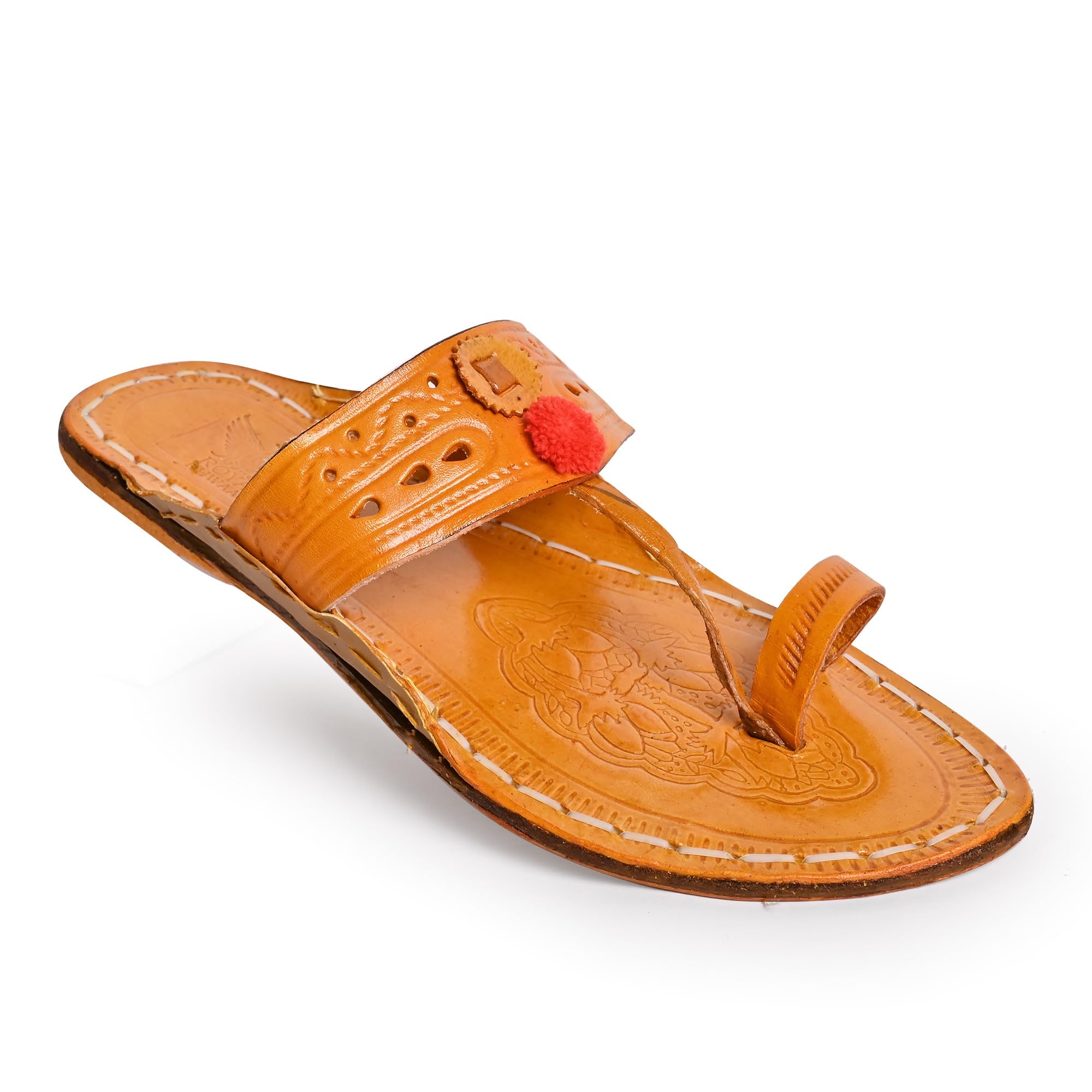 countless steps Kolhapuri chappal for women| Kolhapuri slippers for women| Kolapuri chapal for women| Stylish Chappal for women | Stylish slippers for women| Leather slippers for women-PARENT LK1 YELLLOW-picture-14