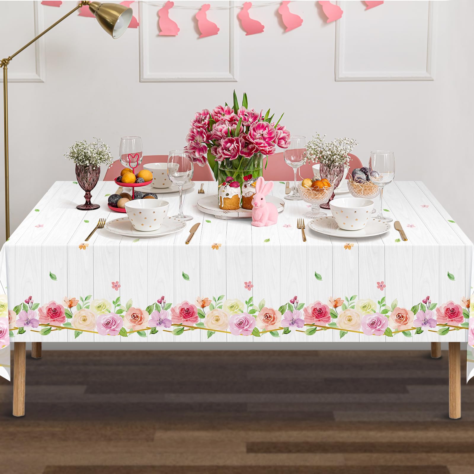 Ayayiya Two Wild Birthday Backdrop - 7x5ft, Pink Jungle Safari Theme For 2nd Birthday Party Decor