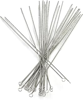 Jutagoss 25Pcs Long Straw Brush, 8.7