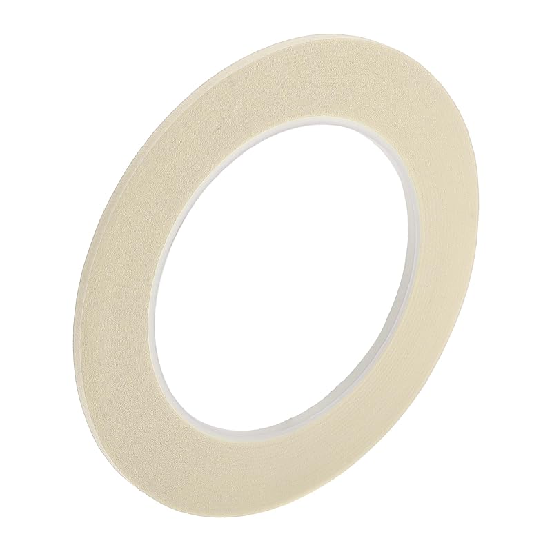 Fita de mascaramento automotiva INFINAUTO de papel crepe branca – 0,254 cm x 30 m, 1 unidade