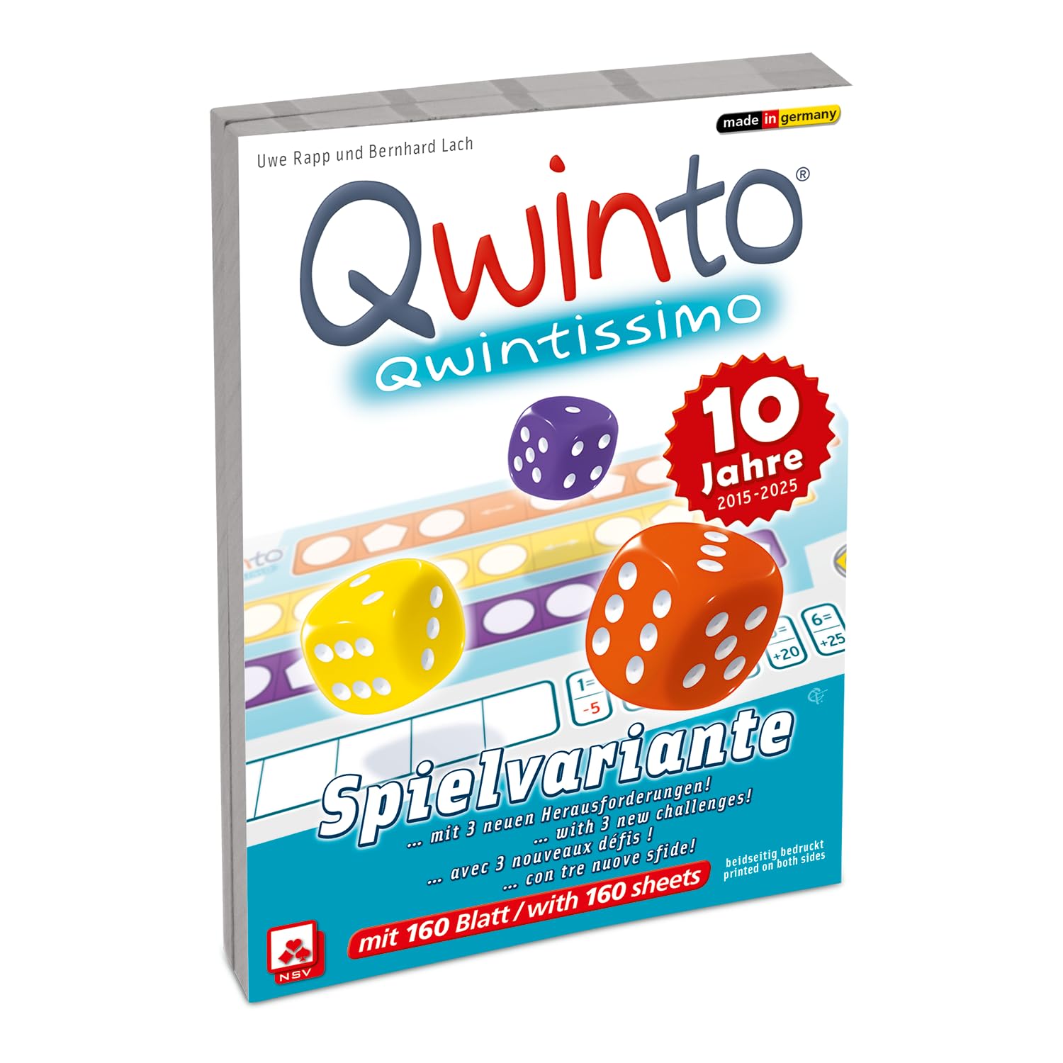 NSV - 5400 - Qwintissimo - Additional Blocks Set of 2 - Dice Game