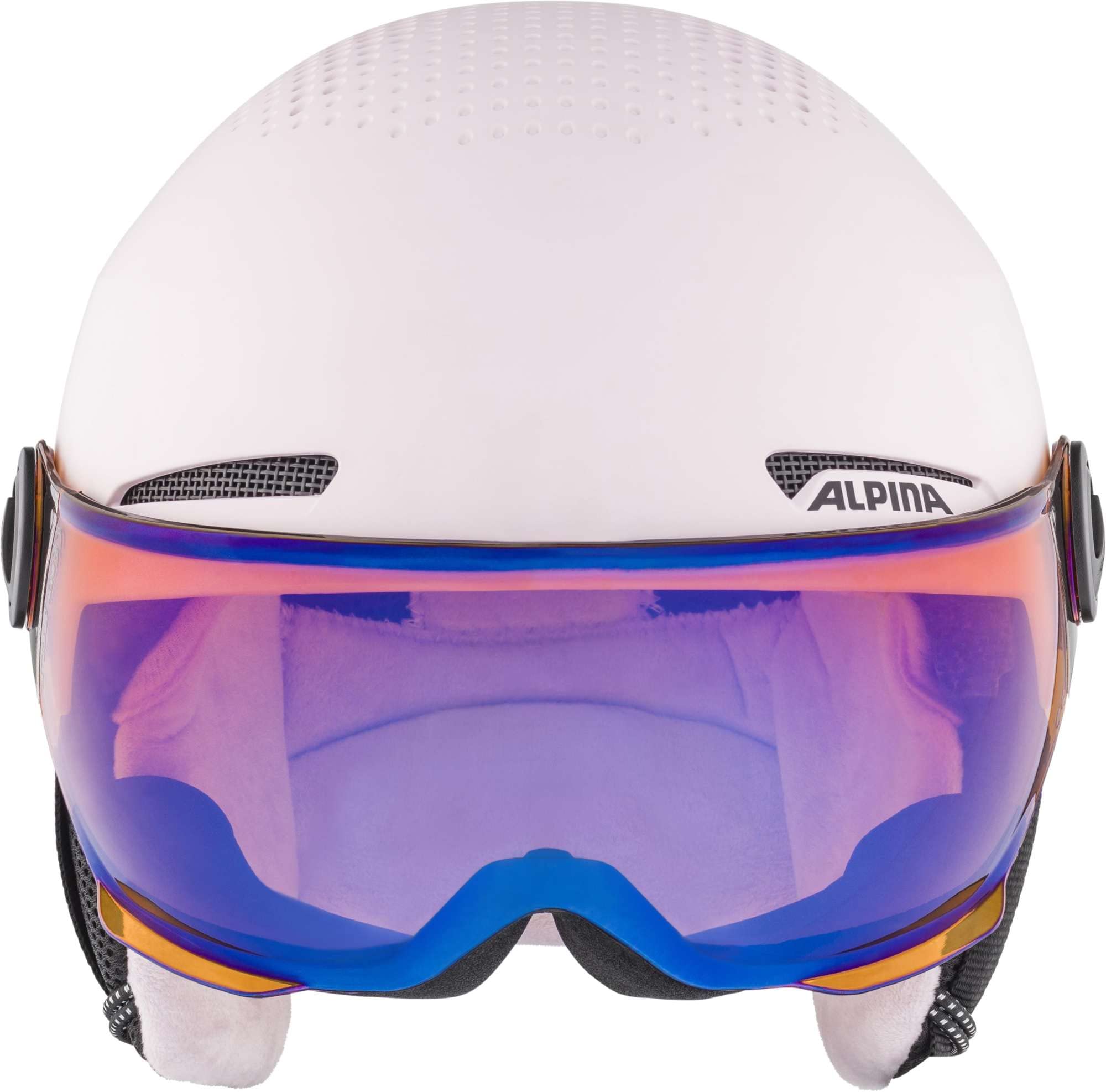 ALPINA ZUPO Visor Q-LITE - hochwertiger & sicherer Skihelm für Kinder, mit abnehmbaren Ohrenpolstern, mit kontrastverstärkendem Visier