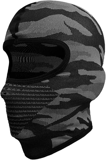 Camo Balaclava Short No Neck Gaiter, Motorcycle Shiesty Mask & Ski Mask