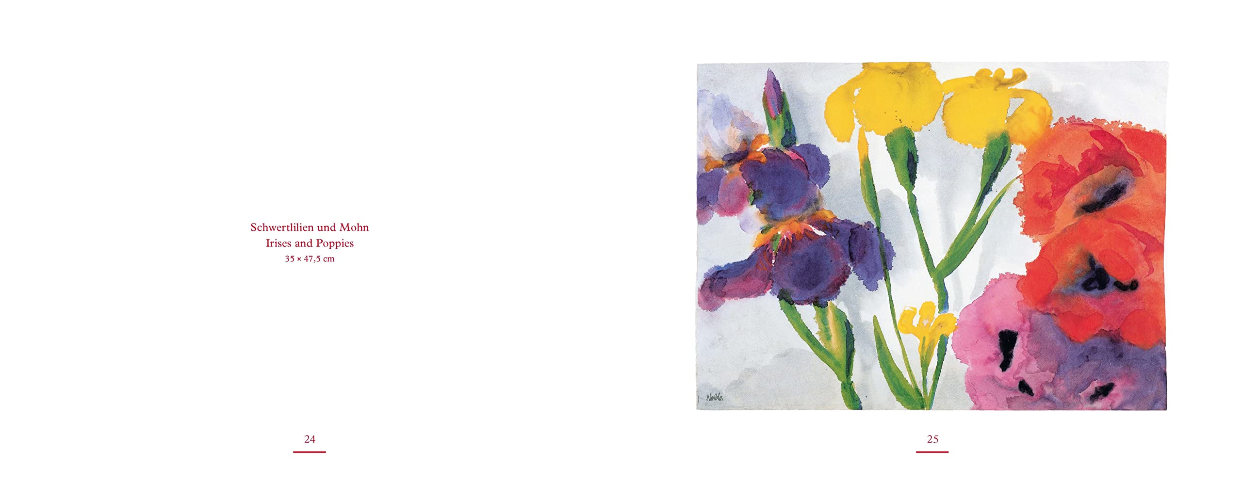 Emil Nolde: Blumen. Flowers