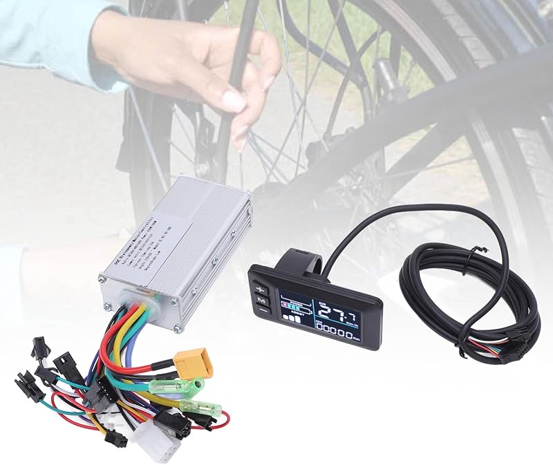 BuyWeek 48V 500W Elektromos Kerékpár Vezérlő Szinusz Hullám LCD Kijelzővel