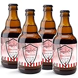 CEREX pack de 4 cervezas artesanales FUTBOL SEVILLA cerveza especial de trigo doble fermentacion cerveza alemana