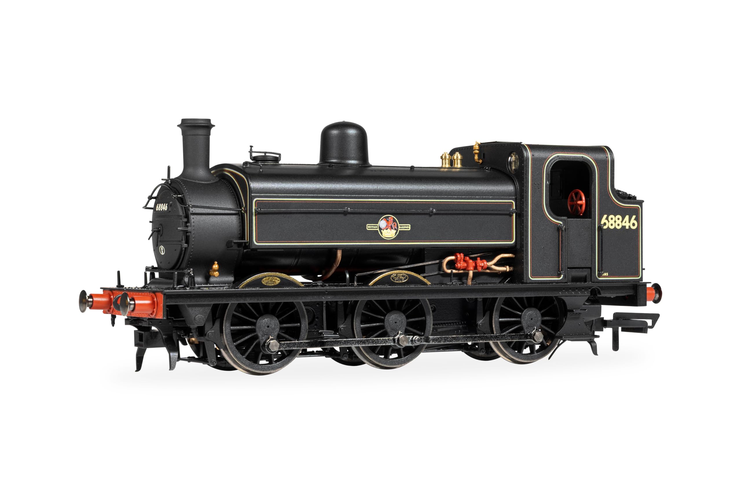 Hornby R30397 BR Late Class J52 0-6-0ST 68846, Railway Steam Locomotive, for ages A14
