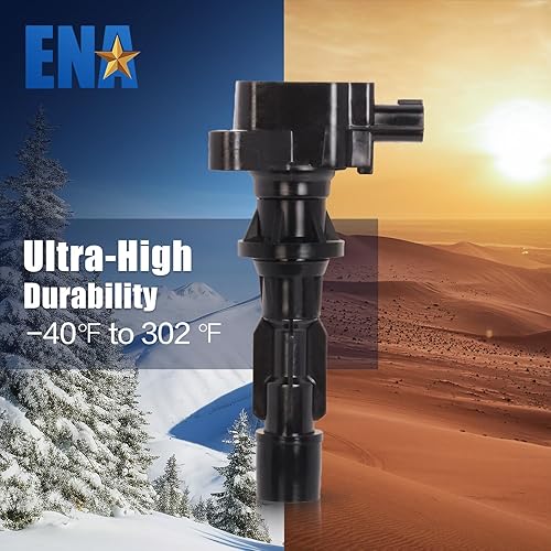 Miniatura 3 de ENA Juego de 4 bobinas de encendido UF540 bujía SP411 2.0L 2.5L L4 compatible con Mazda 3 6 CX-7 MX-5 CX7 MX5 2006 2007 2008 2009 2010 2011 2012