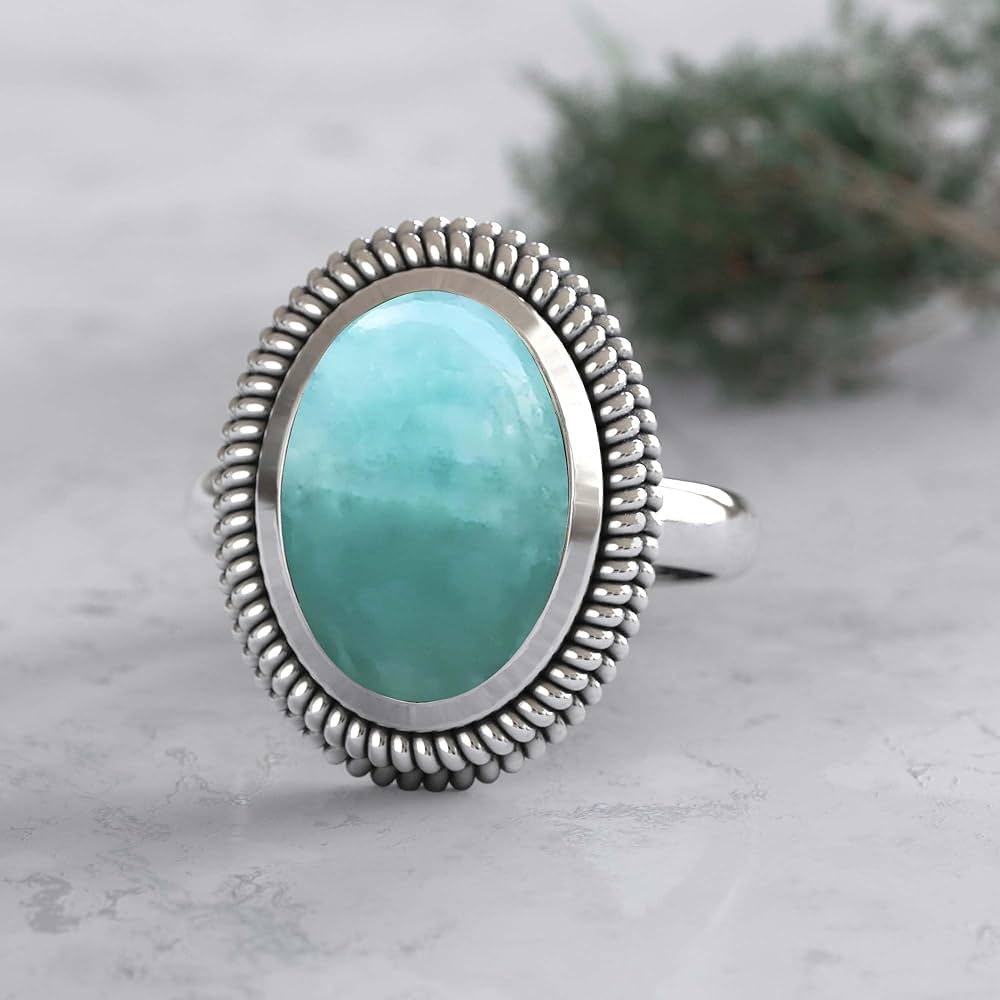 SILVER925 AMAZONITE STONE RING/シルバー/リング SILVER925 AMAZONITE STONE RING/シルバー/リング