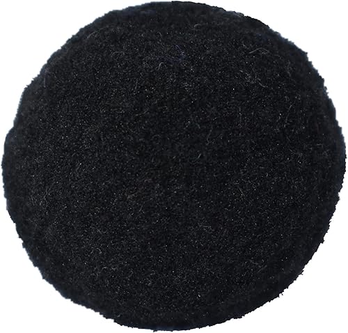 Pompones negros de 2 pulgadas (paquete de 30) grandes para artes y manualidades de niños