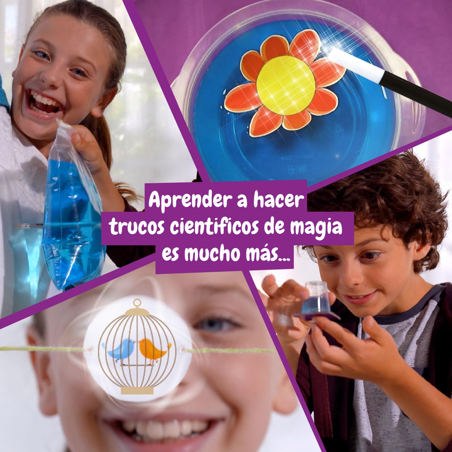 Science4you Ciencia da Magia - Juego de Magia para Niños e Niñas 8+ años, Kit de Magia con Pociones Magicas para niños, Trucos de Magia y mucho más! - Juguetes y Juegos de Magia para Niños 7 8 9+ años