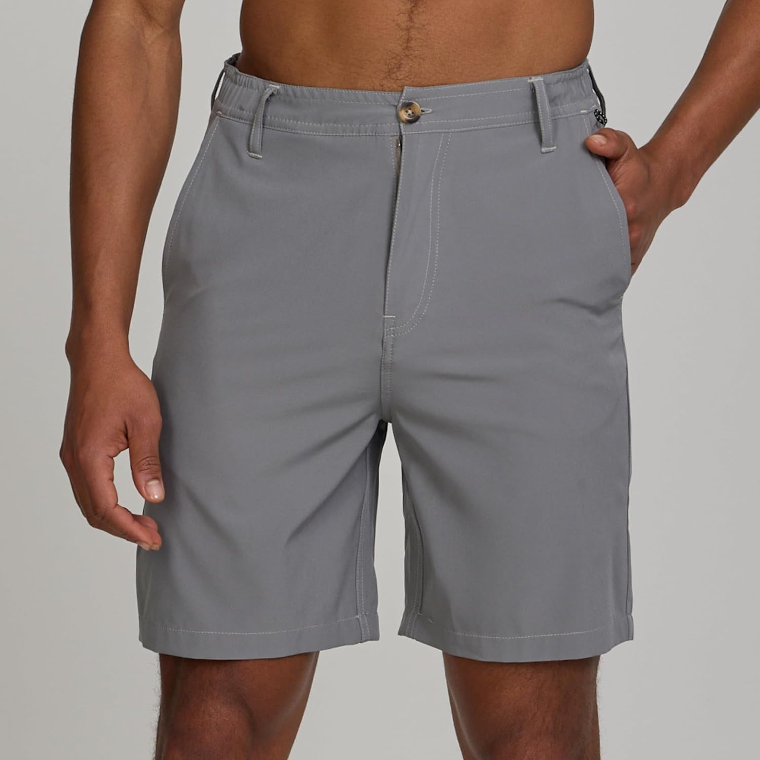Quiksilver Shorts for Men Big and Tall, Hybrid Stretch Amphibian Quick Dry Short