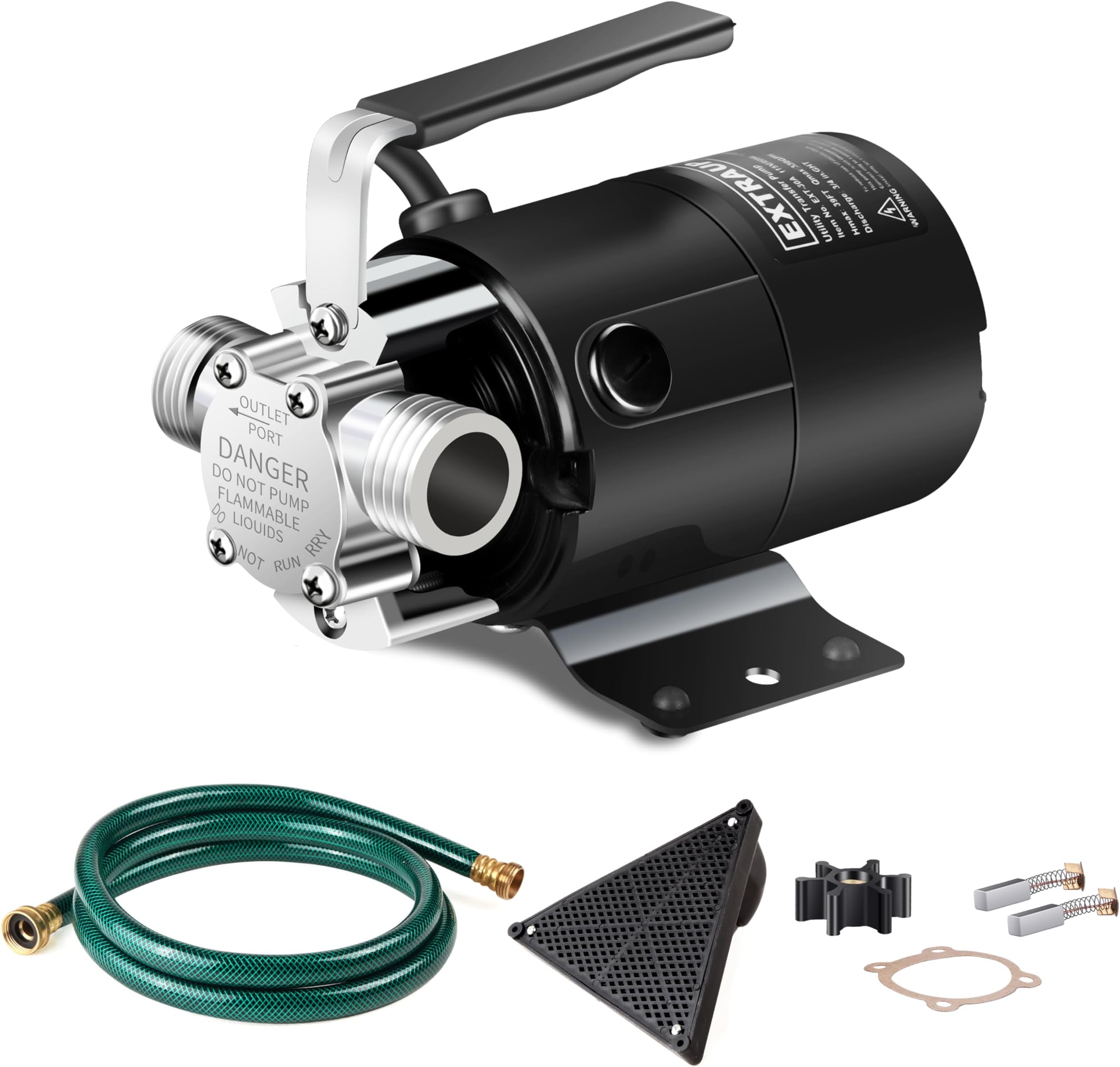 Portable Water Transfer Pump, 330 Gallon per Hour 115V 1