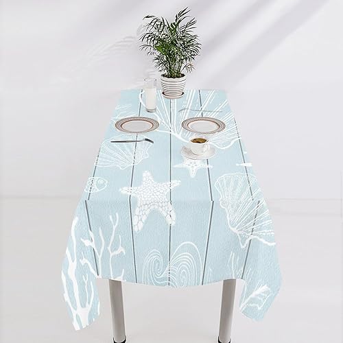 Miniatura 577 de Mantel floral hippie, diseño retro de los años 70, naranja, rosa, azul, floral, bohemio, estampado estético de margaritas, para fiesta, picnic