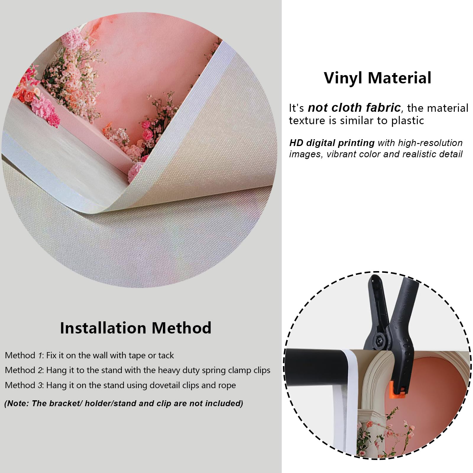YongFoto Arche européenne avec fleur florale 3,7 x 2,4 m - Élégante et romantique - Rétro - Pour photographie d'anniversaire, fête prénuptiale, fête de mariage - Bannière de décoration de chambre