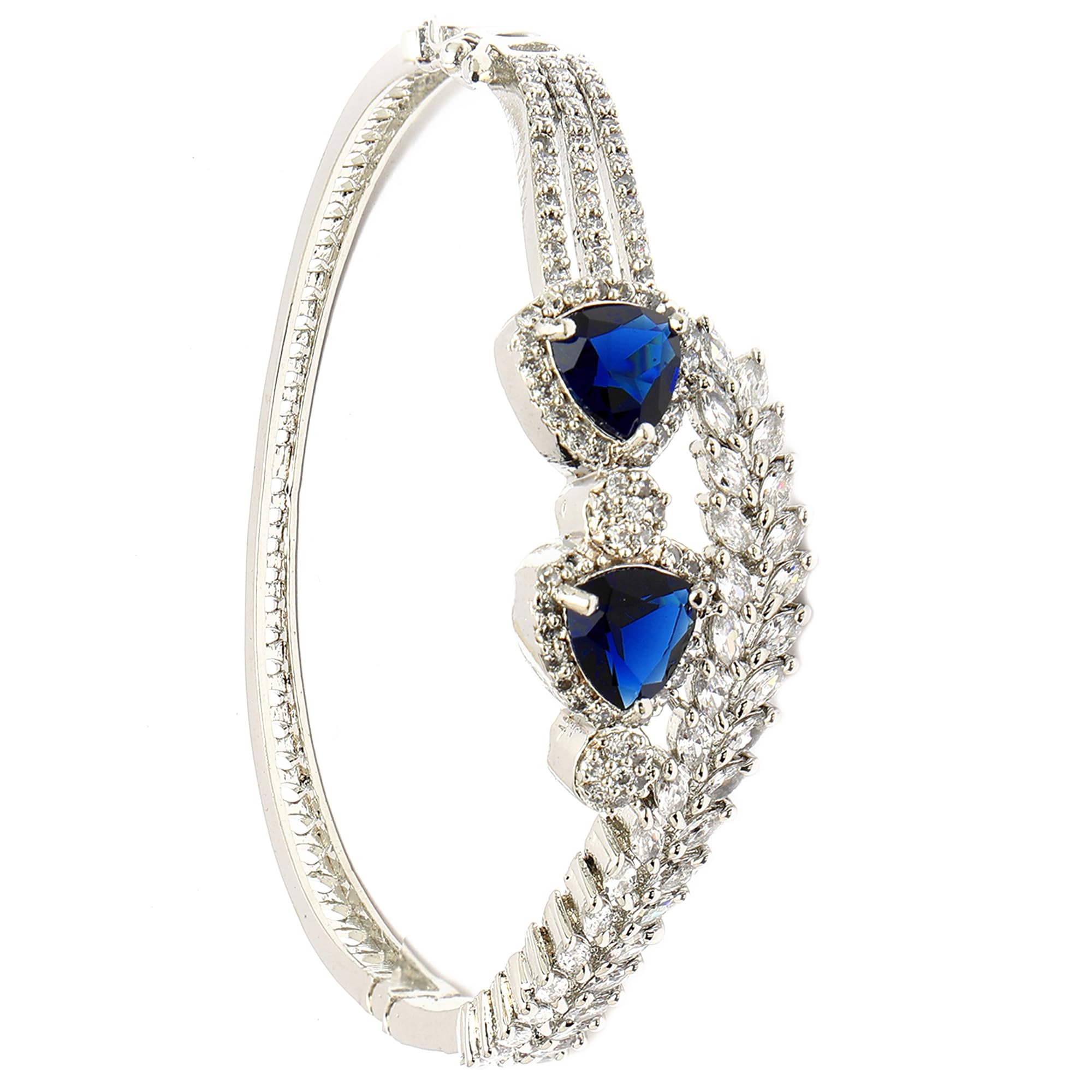 ZENEME Bracelet American Diamond Studded Artistically Designed Celebrity Inspired American Diamond Bracelet Jewellery For Girl and Women (Design_16) (B0D7D6CQT6) Amazon Price History, Amazon Price Tracker