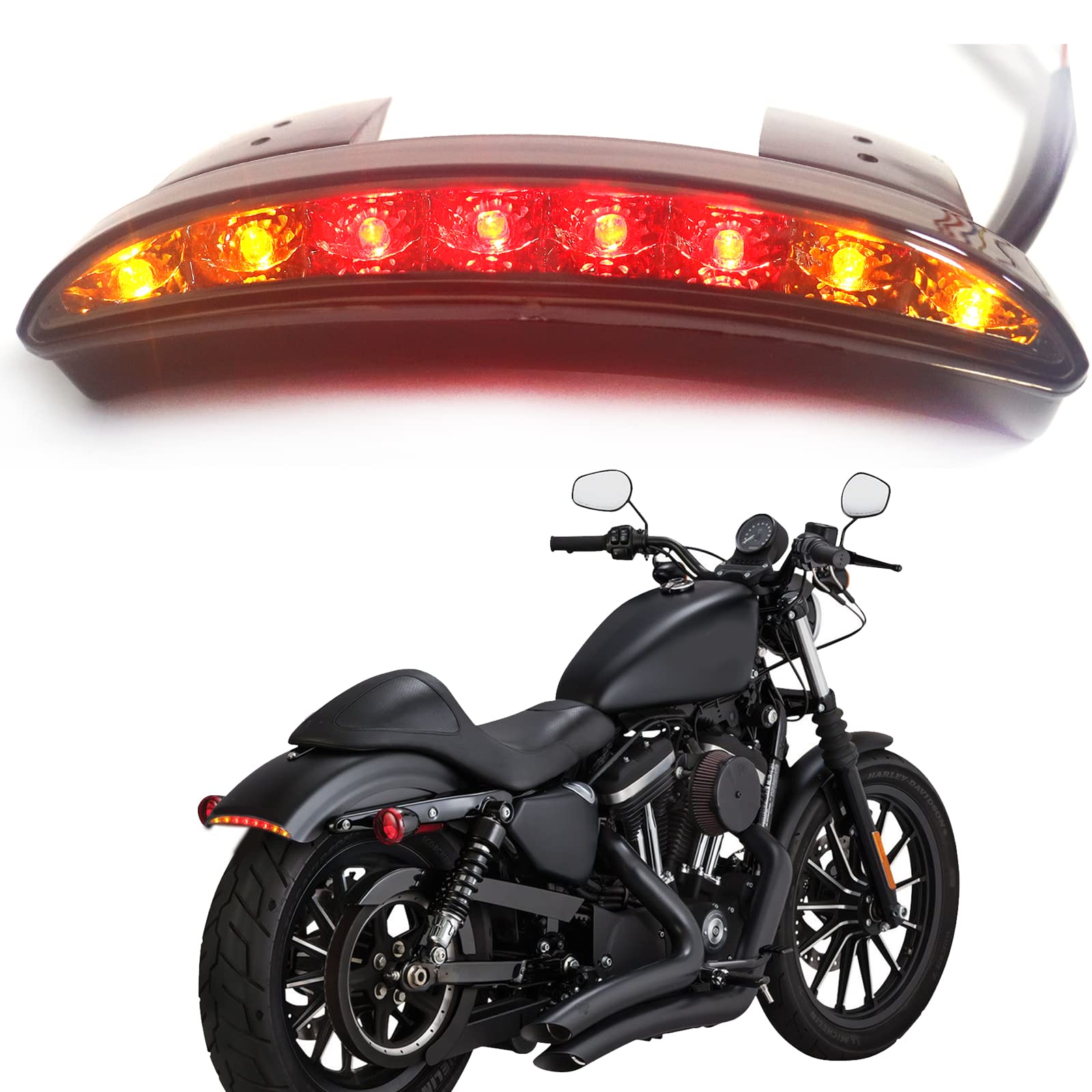 Faro posteriore completo con luce targa Fanali posteriori ️ ️ ️ | Bosisio Motori