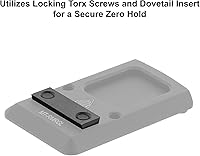 Vista 6 de UTG Super Slim RMR Mount, para la mira trasera Glock, cola de milano, negro