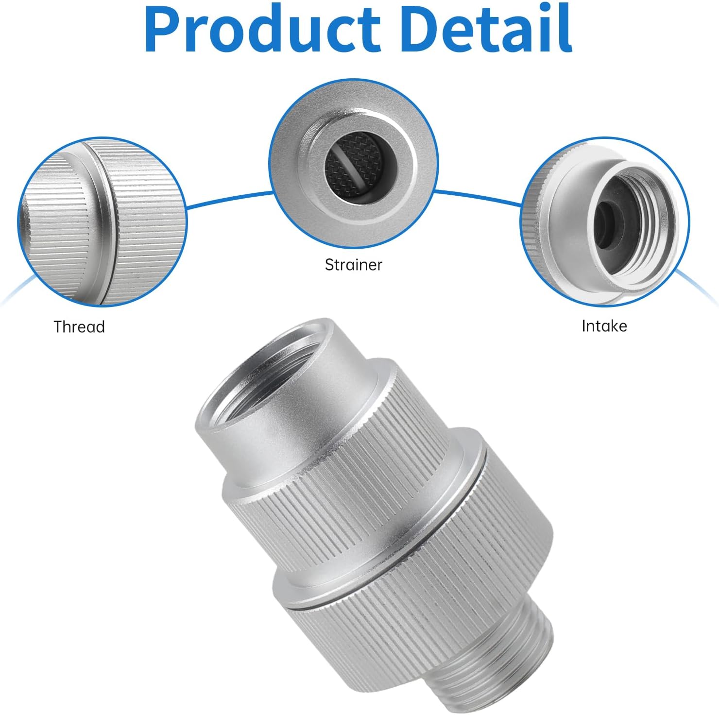 Washing Machine Water Filter, Washing Machine Metal Filters Made of aluminum alloy, for Most Standard Washing Machine Connections - Image 3