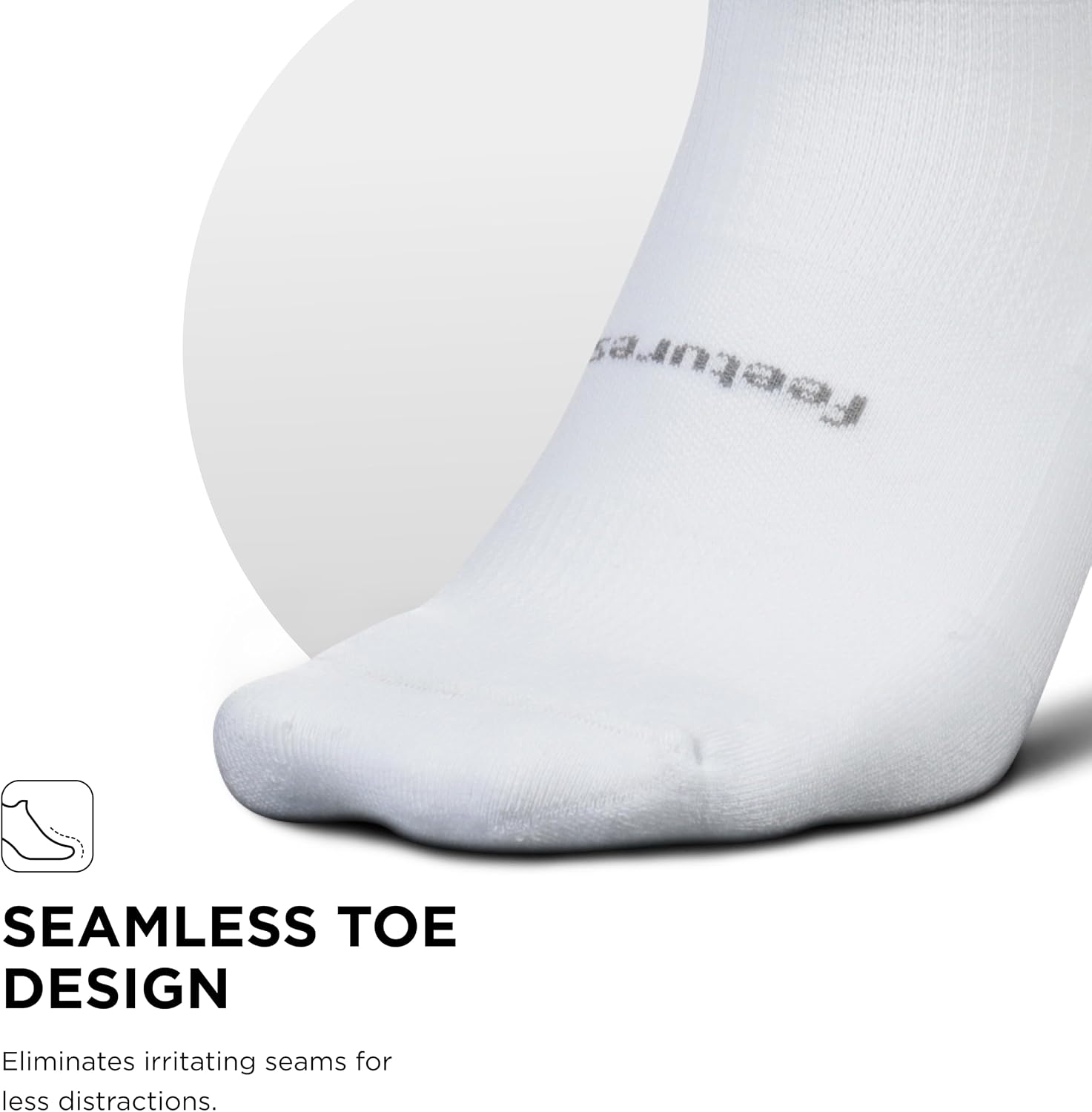 Feetures High Performance Max Cushion Classic Crew Sock for Women & Men - Moisture-Wicking Athletic Socks