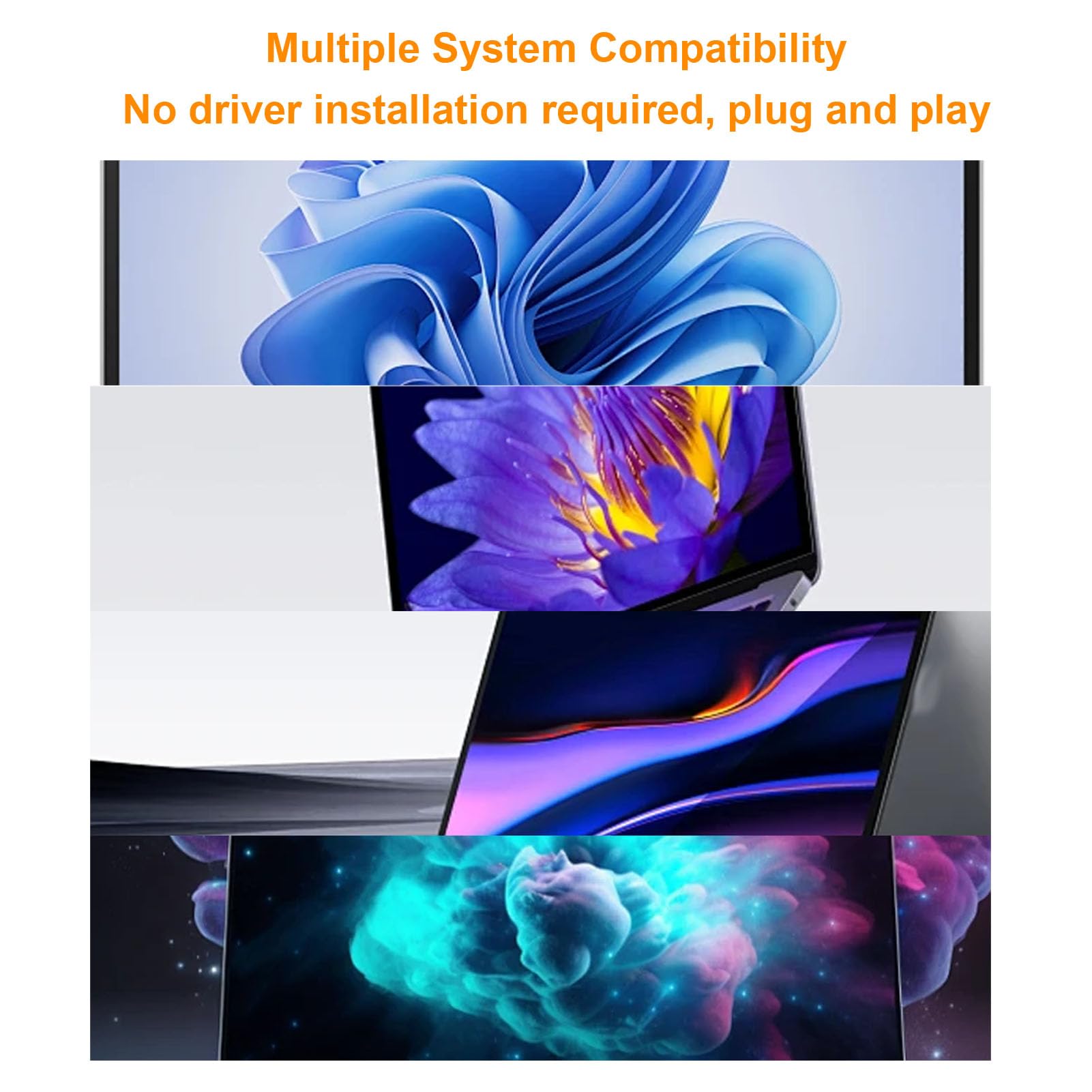 Gugxiom Przełącznik HDMI 4 Wejścia 1 Wyjście Stacja Udostępniania KVM 4K 60 Hz, Rozdzielacz HDMI Z Pilotem dla 4 Komputerów Udostępnianie Wyświetlacza Klawiatura Mysz Drukarka Z Portami