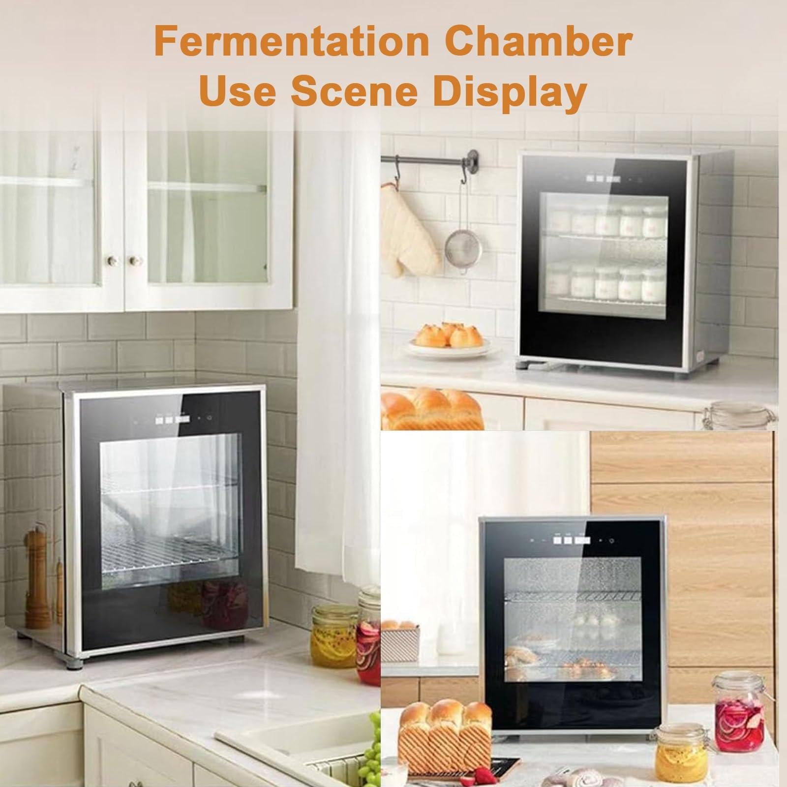 Machine de Fermentation de Pâte 40 L, Contrôle Humidité et Température, Température Réglable 20-50°C, Fermentation Uniforme
