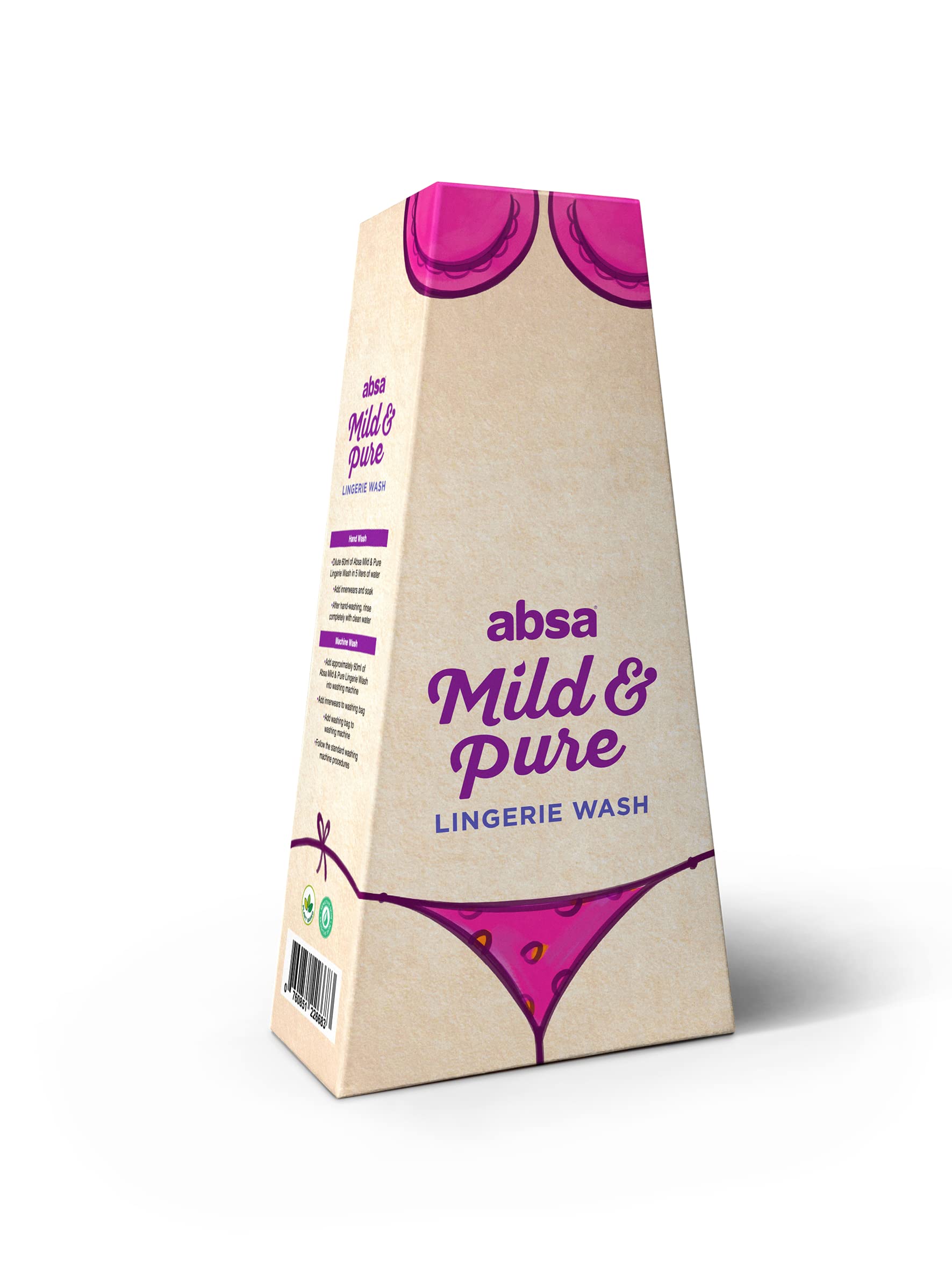 Absa Mild & Pure Undergarment Liquid Detergent for Men/Women,Mild Detergent, No Soaking Formulation, Plant-Based, Bio Wash, Disinfectant Liquid for Hand Laundry200 ml_Pack of 1) (B0C413KQJL) Amazon Price History, Amazon Price Tracker