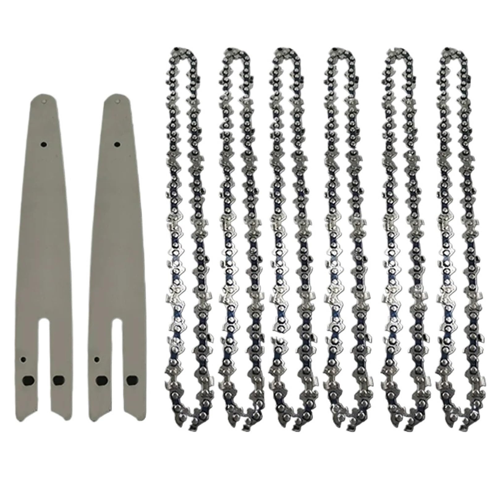 Genérico Sierra eléctrica LP de 8 Pulgadas, 1/4 ", 45 Nudos, 22 Cuchillos, Cadenas de Motosierra, Hoja de Sierra de Registro, Cadena de poda, Accesorios de Cadena for Corte de Madera(8-Inch Set7)