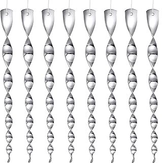 Hestya Bird Repellent Reflective Scare Rods Bird Strike Prevention for Windows 12 Inch