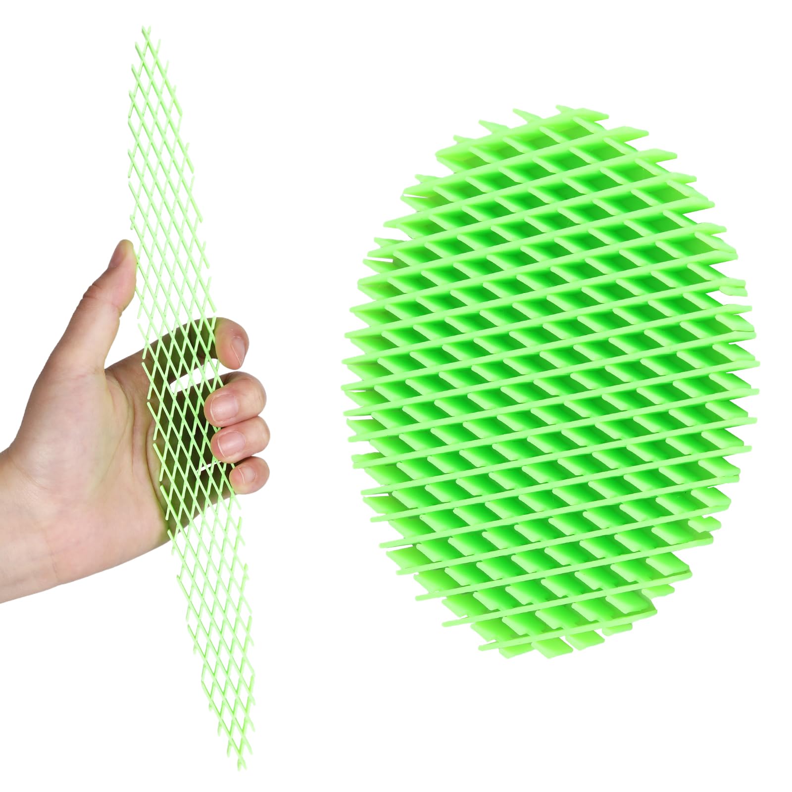 Fidget Worm Toy, Real 3D Printed Fidget Toys for Adults & Kids, Cute Worm Fidget Toy for Anxiety and Stress Relief, Stretchy Elastic Mesh Desk Fidgets