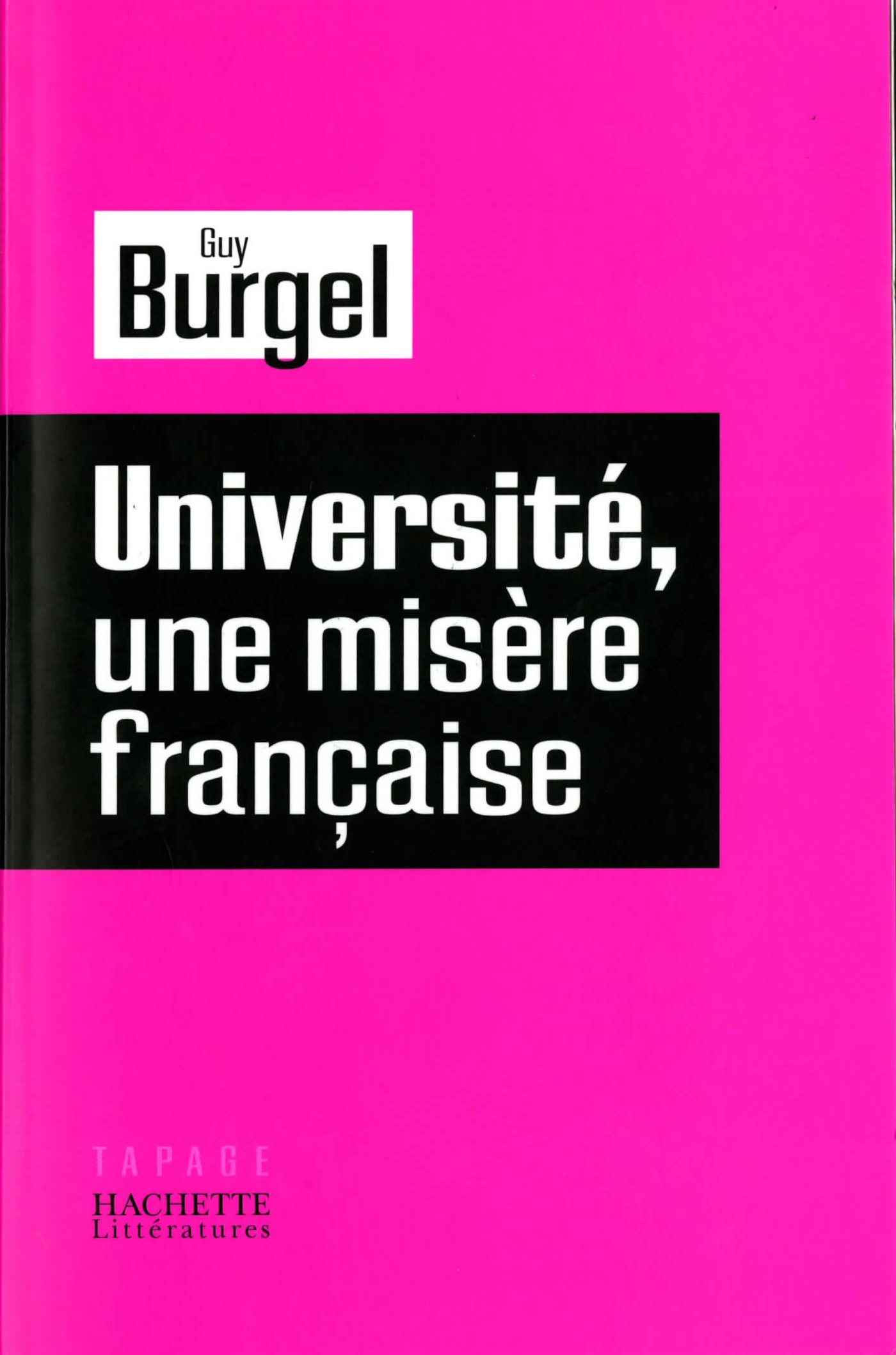 Université, une misère française (Tapage) (French Edition)