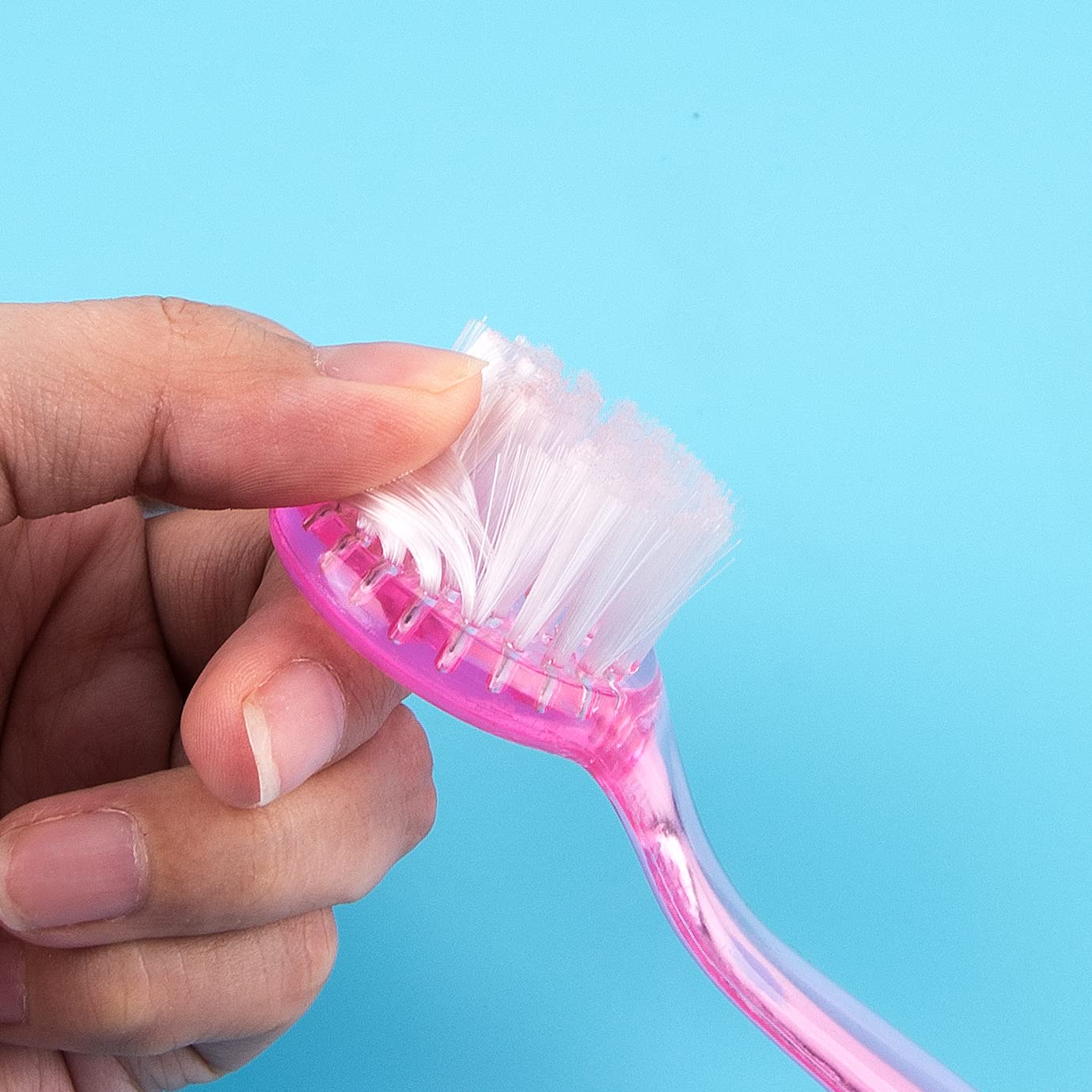 QUACOWW 6 Pieces Facial Cleansing Brush Acrylic Handle, Soft Bristle Facial Exfoliating Cleaner Brush with Cap for Face Care Deep Pore Facial Cleansing Makeup Removal (Pink, Blue, Purple) : Beauty & Personal Care