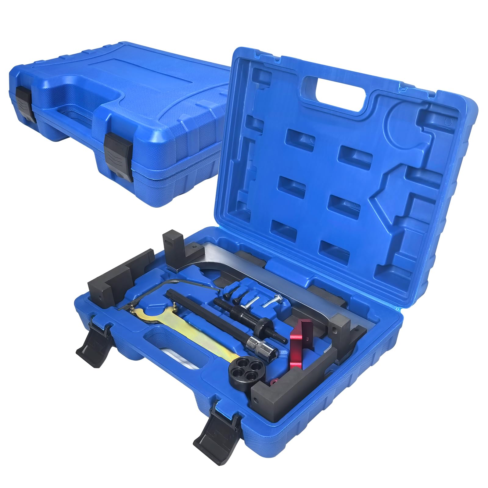 Zahnriemen Werkzeug,Nockenwellen-Ausrichtungswerkzeug,Motor Einstellwerkzeug Set mit T60-Zylinderkopfschrauben-Entfernungsnuss Vanos für B38 B46 B48 F20 F45 F46 F48 F55 F56
