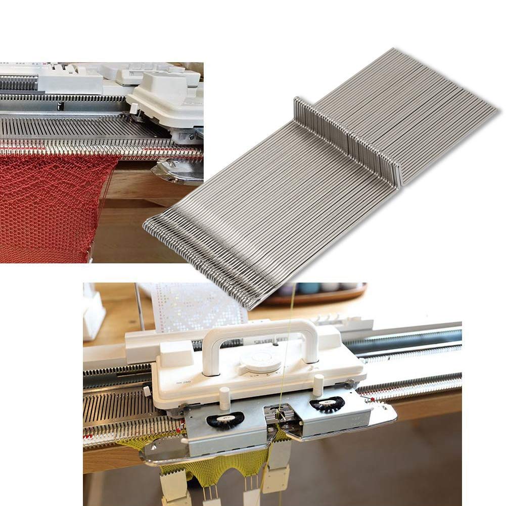 SK155 Ago per Macchina per Maglieria, 50 Pezzi di Aghi in Acciaio Set per Cucito in Tessuto Durevole Strumenti Artigianali Fai da Te per Macchina per Maglieria 17,5 cm