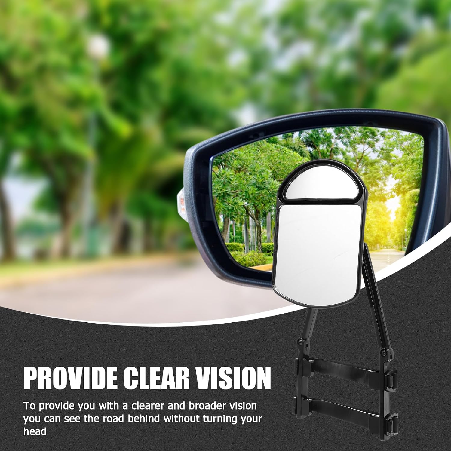 Car Mirror Extension Towing Mirror for Trucks Suvs Rvs Tow Hitch Accessories