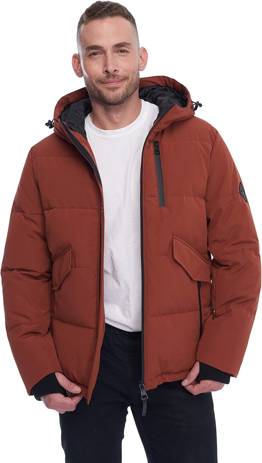 ALPINE NORTH Banff Men's Vegan Down Mid-Weight Quilted Puffer Jacket - Image 2