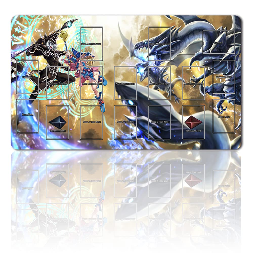 Board Game Mat Bag Card Areas 60 x 35 cm Compatible with Trading Card Game Mat