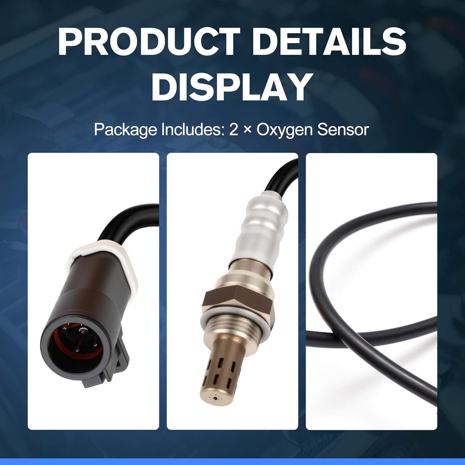 2PCS 15716 15717 Oxygen O2 Sensor Upstream Downstream Compatible with Ford E150 E250 E350 F150 F250 F350 Ranger Expedition Explorer Escape, Mazda Tribute,for Lincoln