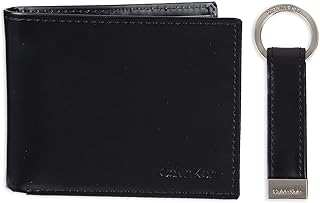 Calvin Klein Men's Wallet Sets-Minimalist Bifold and Card Cases