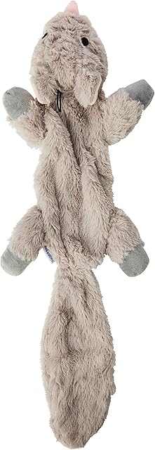 "Mad About Pets" Unstuffed Chipmunk Character Soft Dog Toy