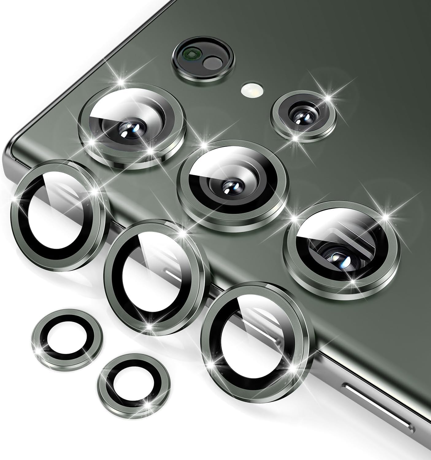 VONZEE® Camera Lens Protector Compatible for Samsung Galaxy S23 Ultra 5G 6.8 inches, [Anti-Scratch] Premium Tempered Glass Film Aluminum Alloy Lens Ring Cover (GREEN) (B0BXB3B2RY) Amazon Price History, Amazon Price Tracker