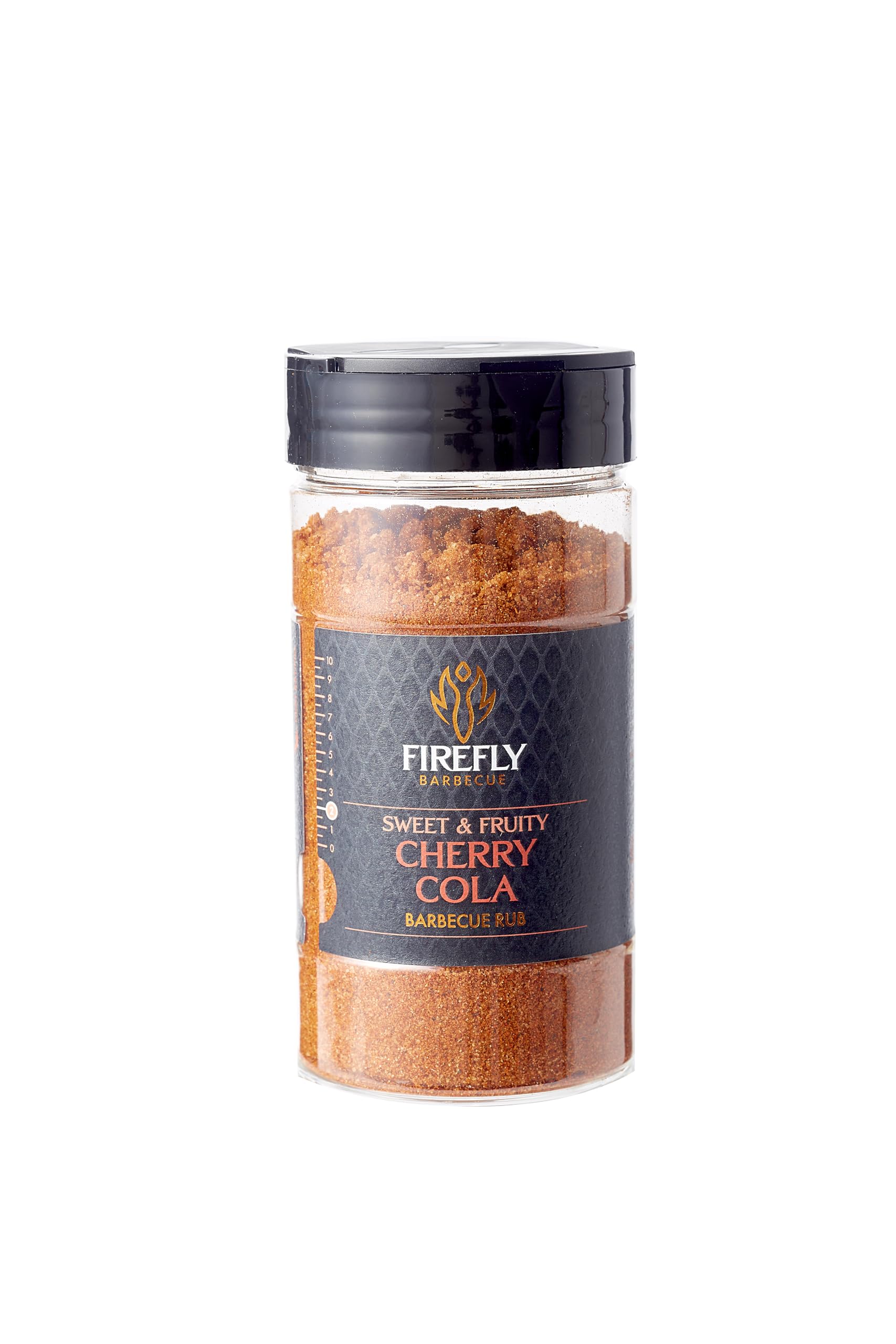 Firefly BBQ Quality Cherry Cola BBQ Rub - Irresistible Unique Flavour Fusion, Made with The Finest Ingredients, Perfect for Grilling, Smoking, or Roasting Pork, Chicken, Beef, & Veggies 300ml