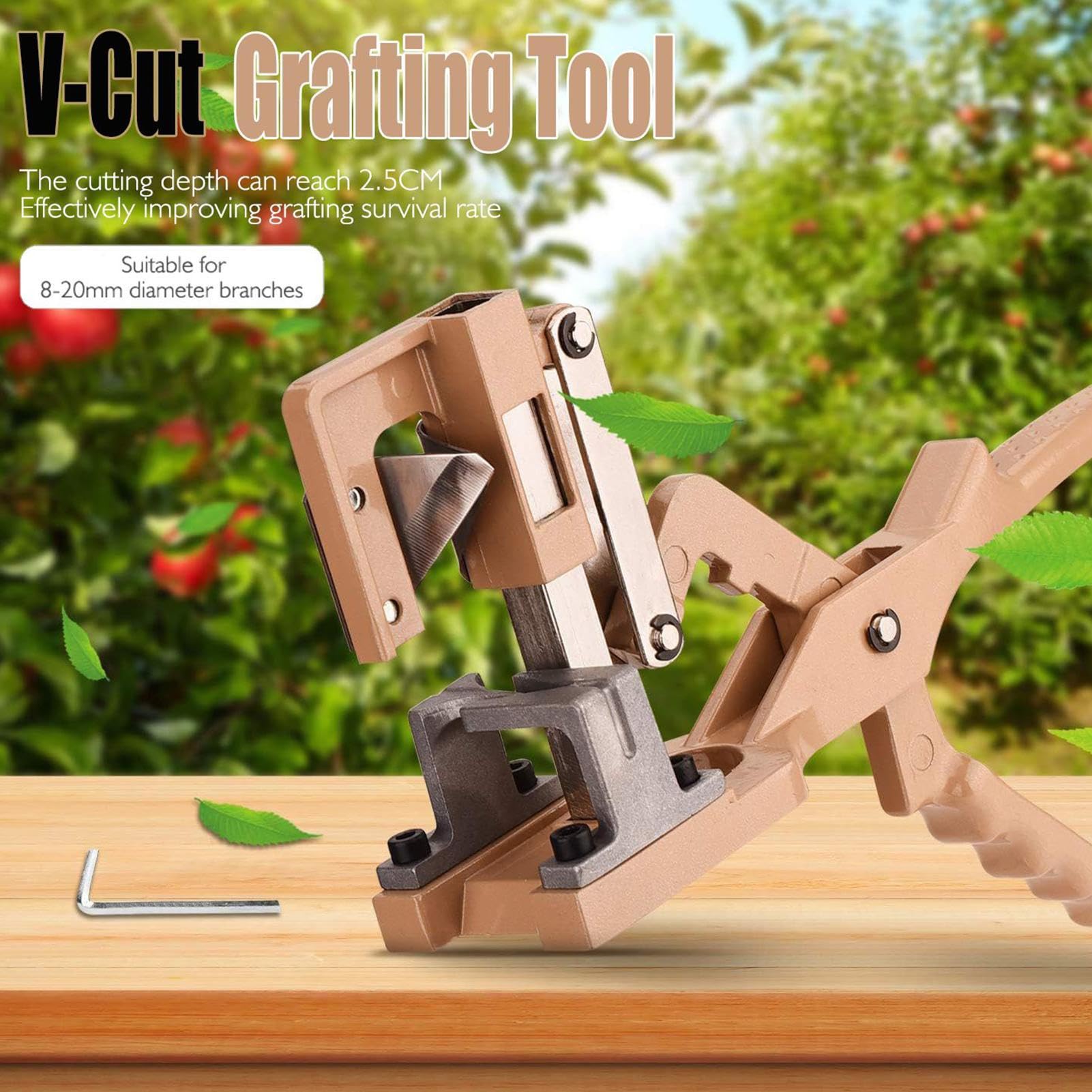 Attrezzi Da Innesto Per Giardino Ergonomiche | Cesoie Da Innesto In Lega Di Alluminio Con Impugnatura Antiscivolo Per Cura Alberi Da Frutto Potatura Viti Frutteto Arbusti