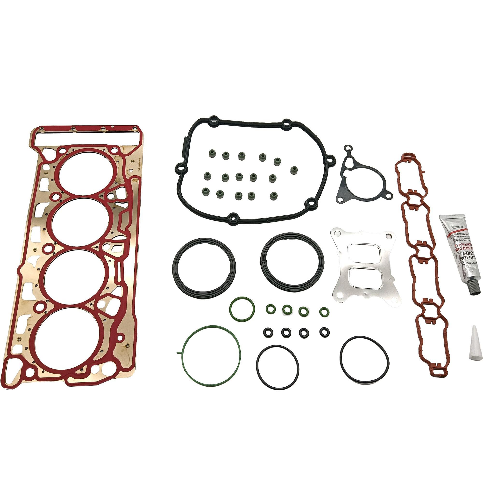 PartsFlowHead Gasket Set Fit 2008-2009 Audi A3 A4 Quattro Volkswagen Jetta Passat 2.0L For 2010-2017 Audi A5 Quattro 2.0L For 2010-2014 Audi A5 2.0L For 2013-2017 Audi Q5 2.0L