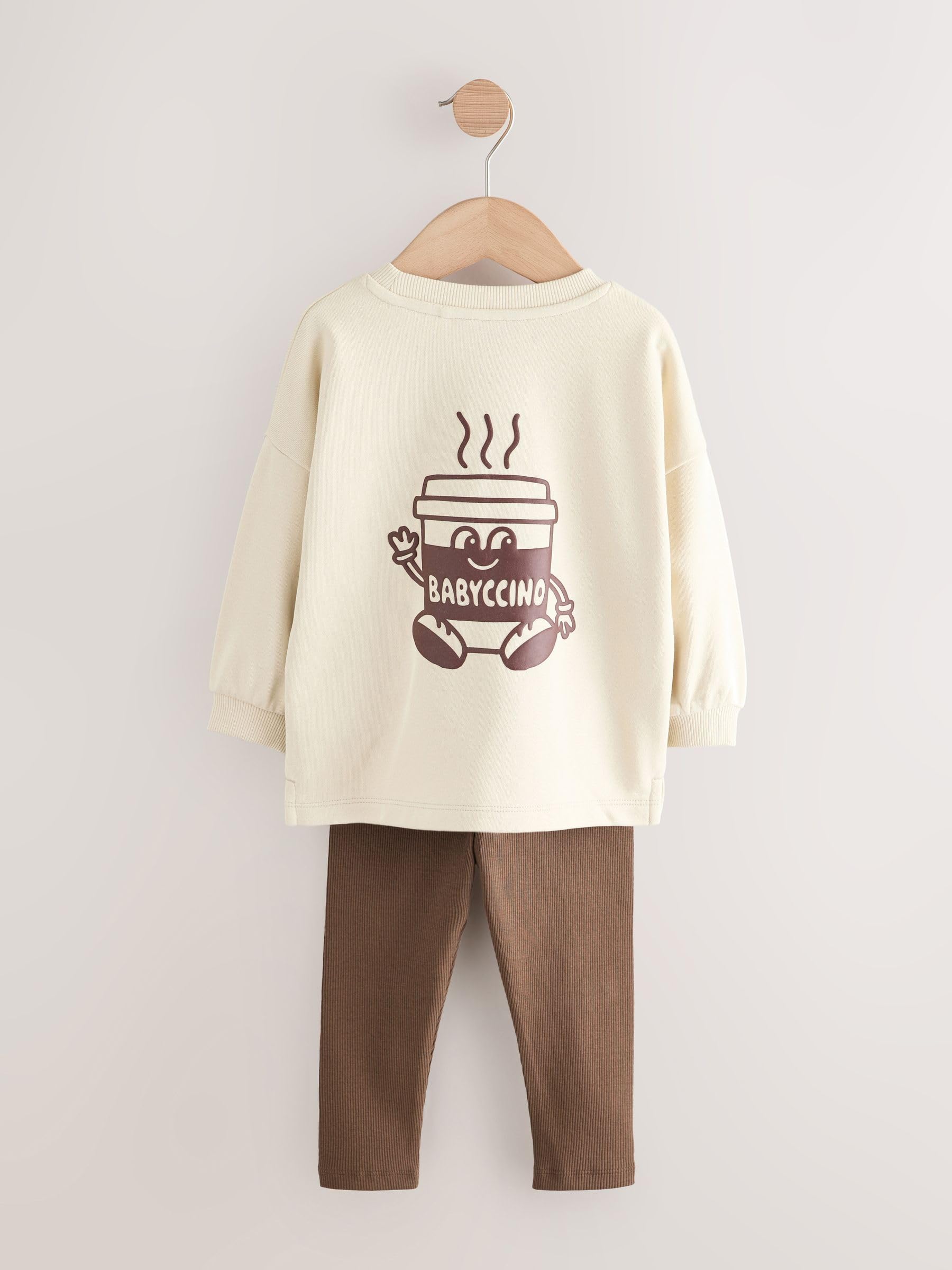 NEXT Jungen 2-teiliges Set mit Langarmoberteil und Leggings 62-122