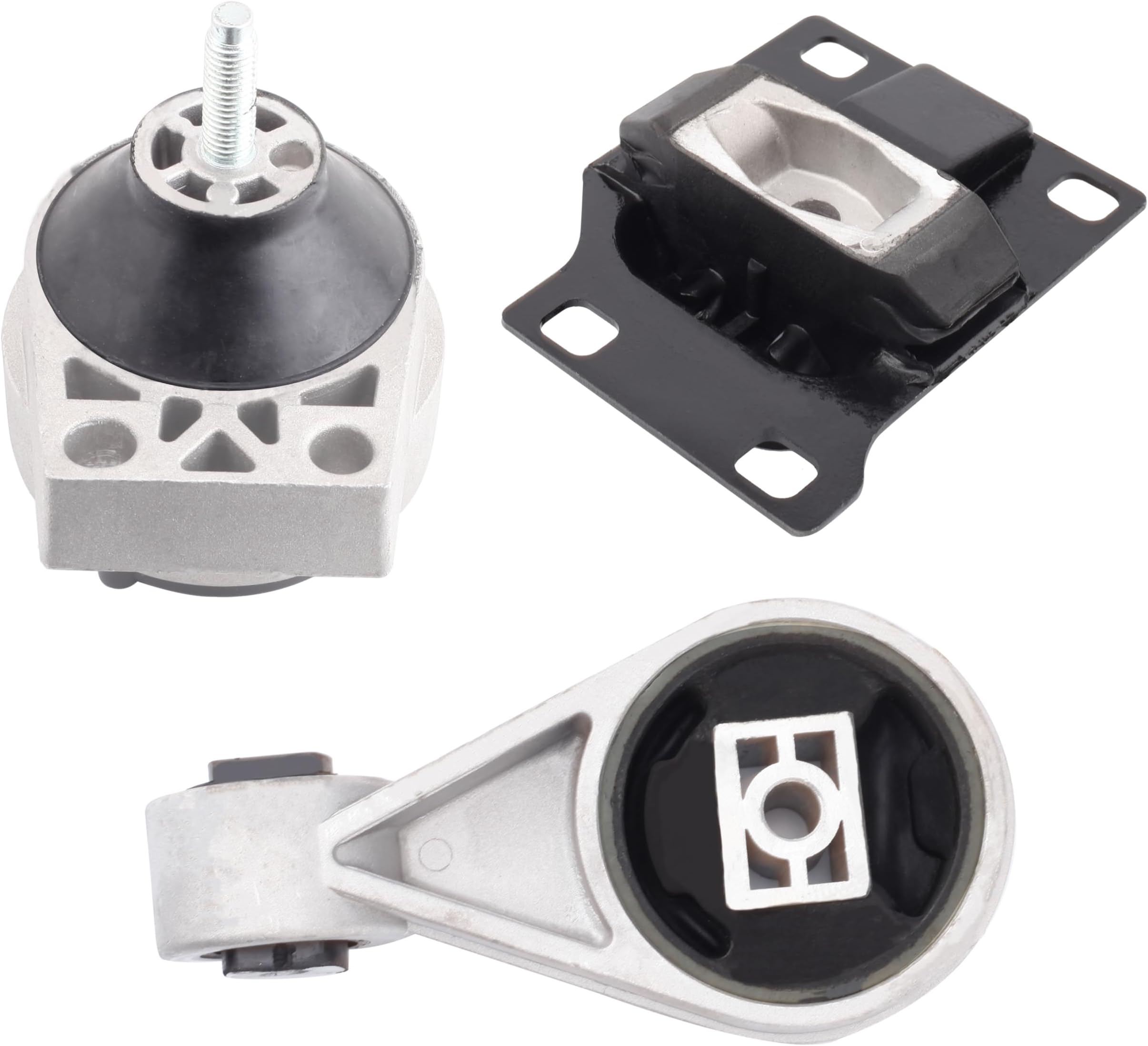 Engine Motor and Transmission Mount Kit Compatible with Focus 2000-2004 2.0L DOHC 3-Piece Set A3003 A2986 A2938