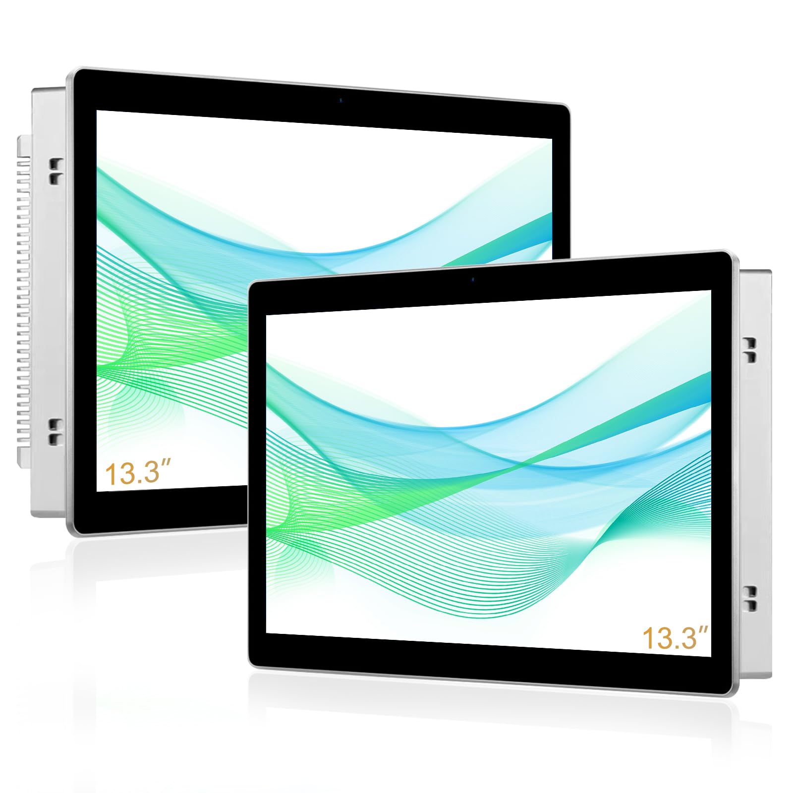 Amazon.co.jp: Senisway 13.3インチ アルミフラット埋め込み型産業用